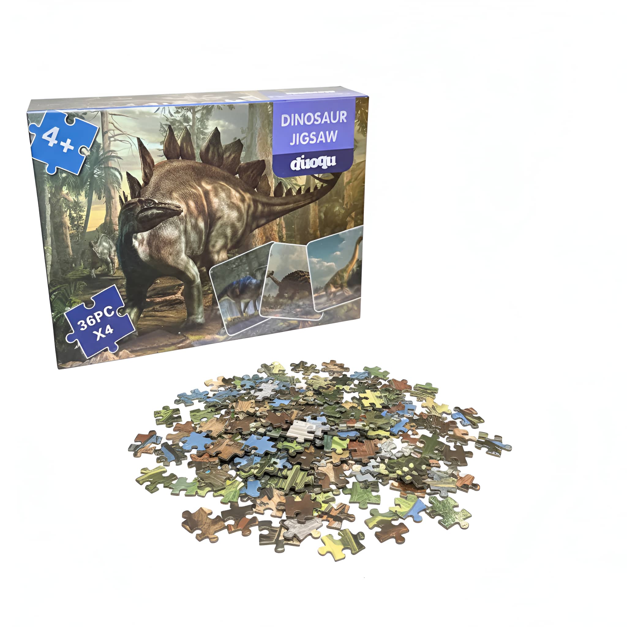 Puzzle 4 en 1 Dinosaurios – Dacplay Chile
