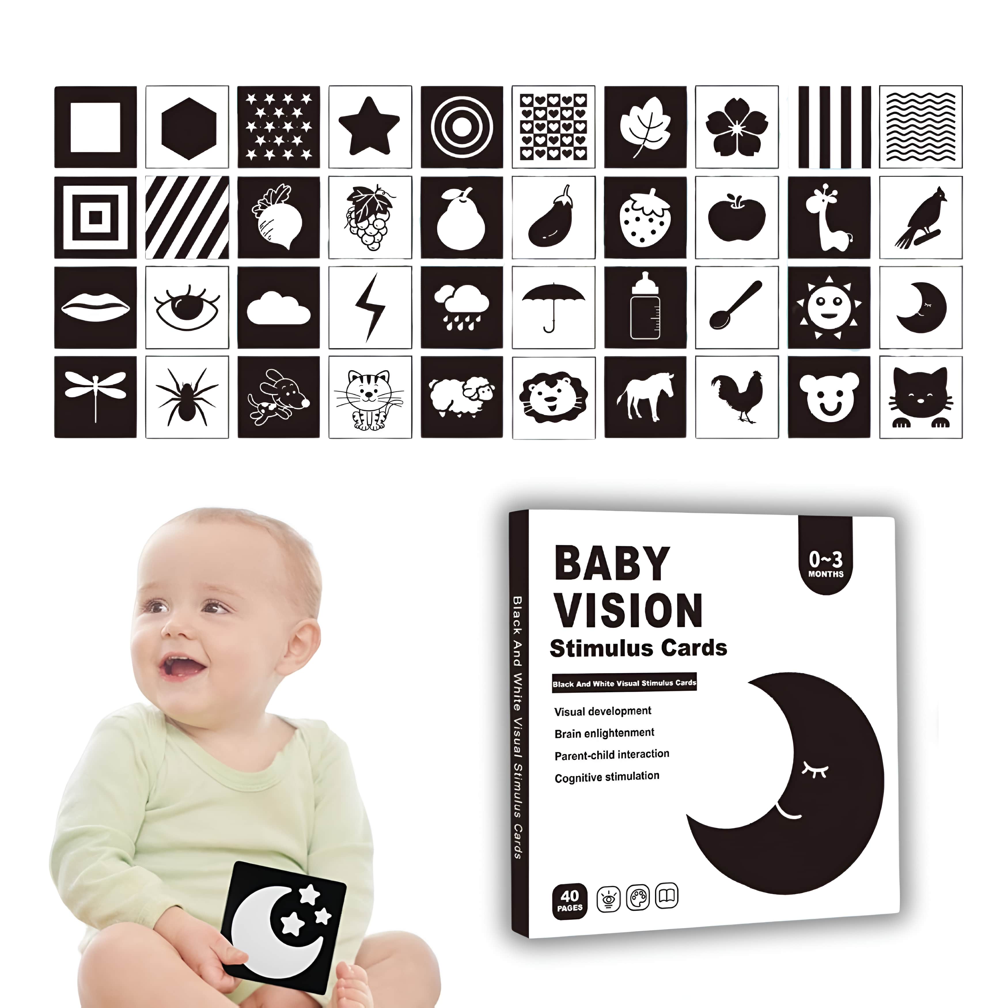 Tarjetas de estimulación visual a meses – Dacplay Chile