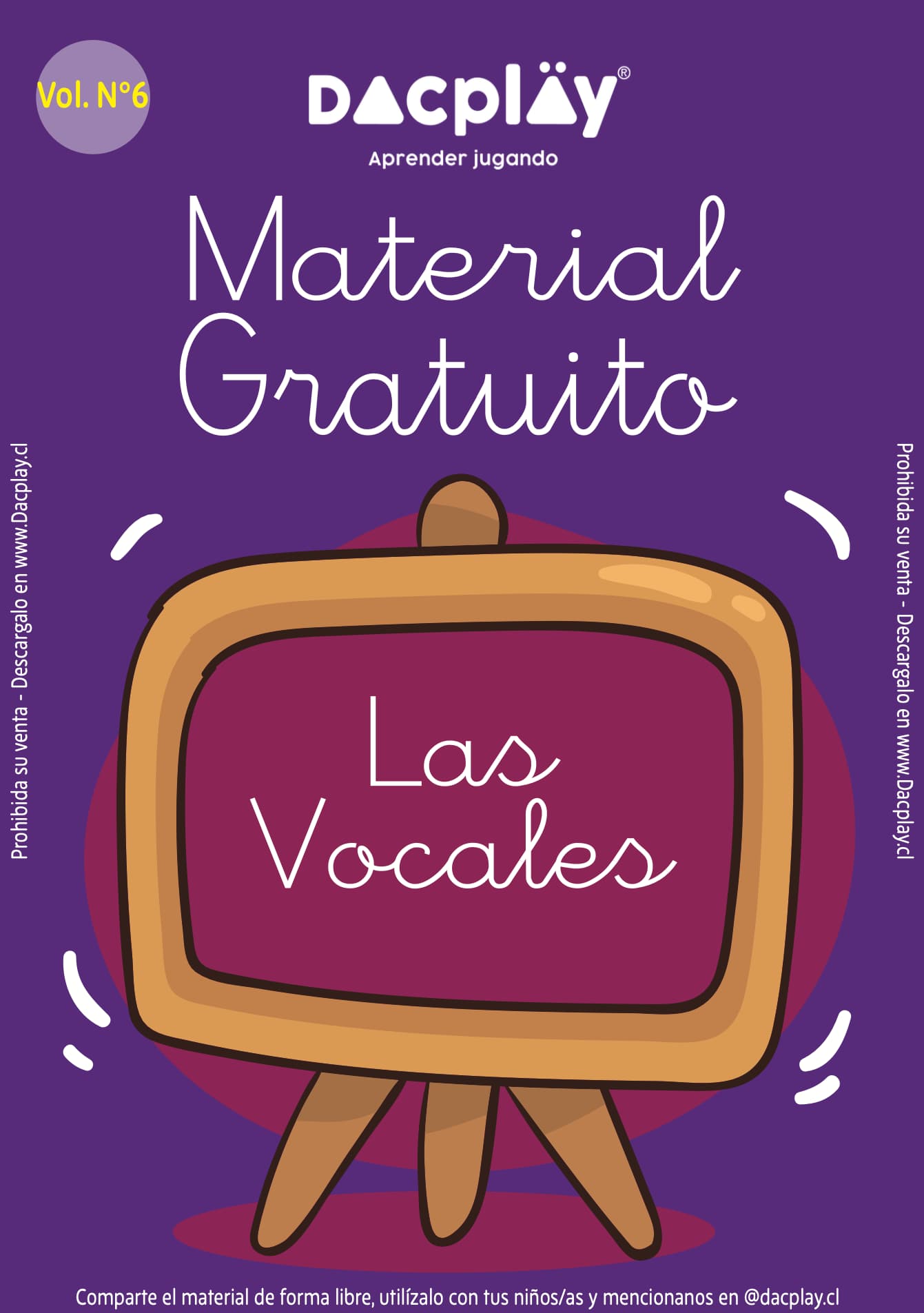 Las vocales - Libro de actividades - Vol n°6