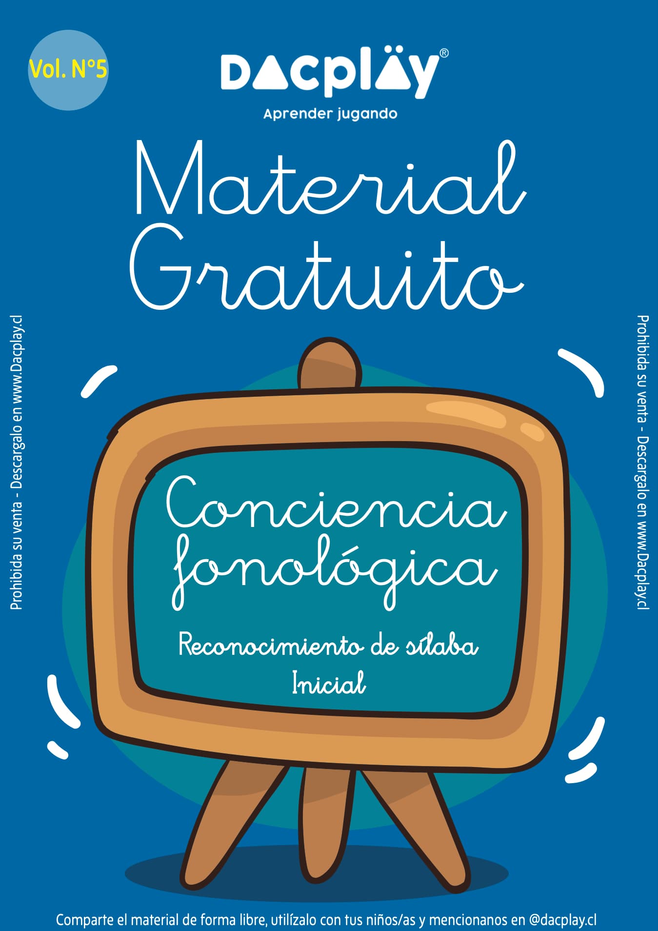 Reconocimiento Sílaba Inicial - Libro de actividades - Vol n°5