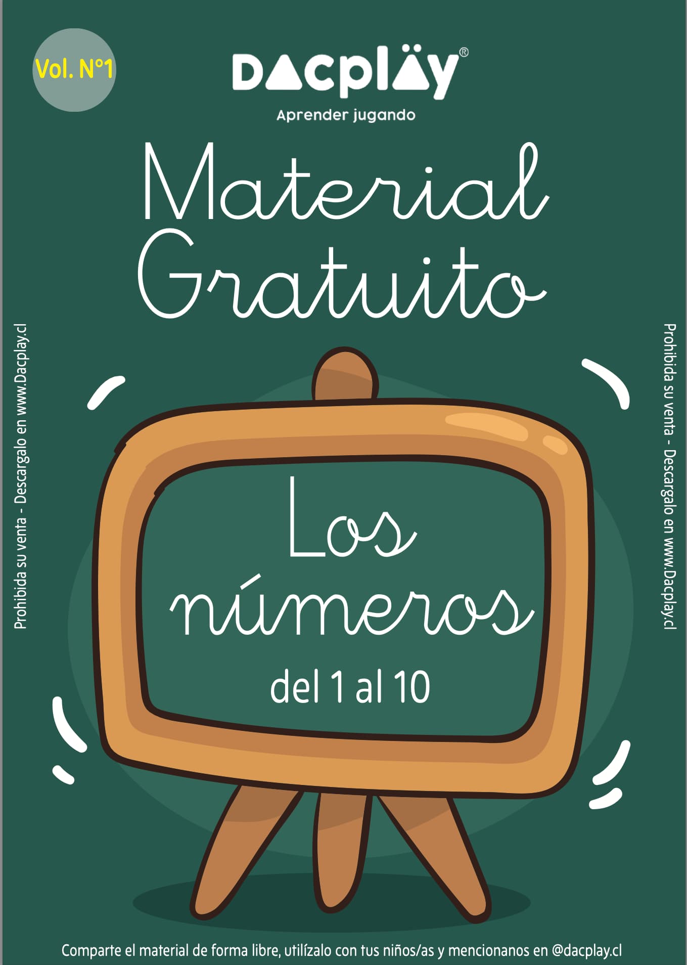 Números del 1 al 10 - Libro de actividades - Vol n°1