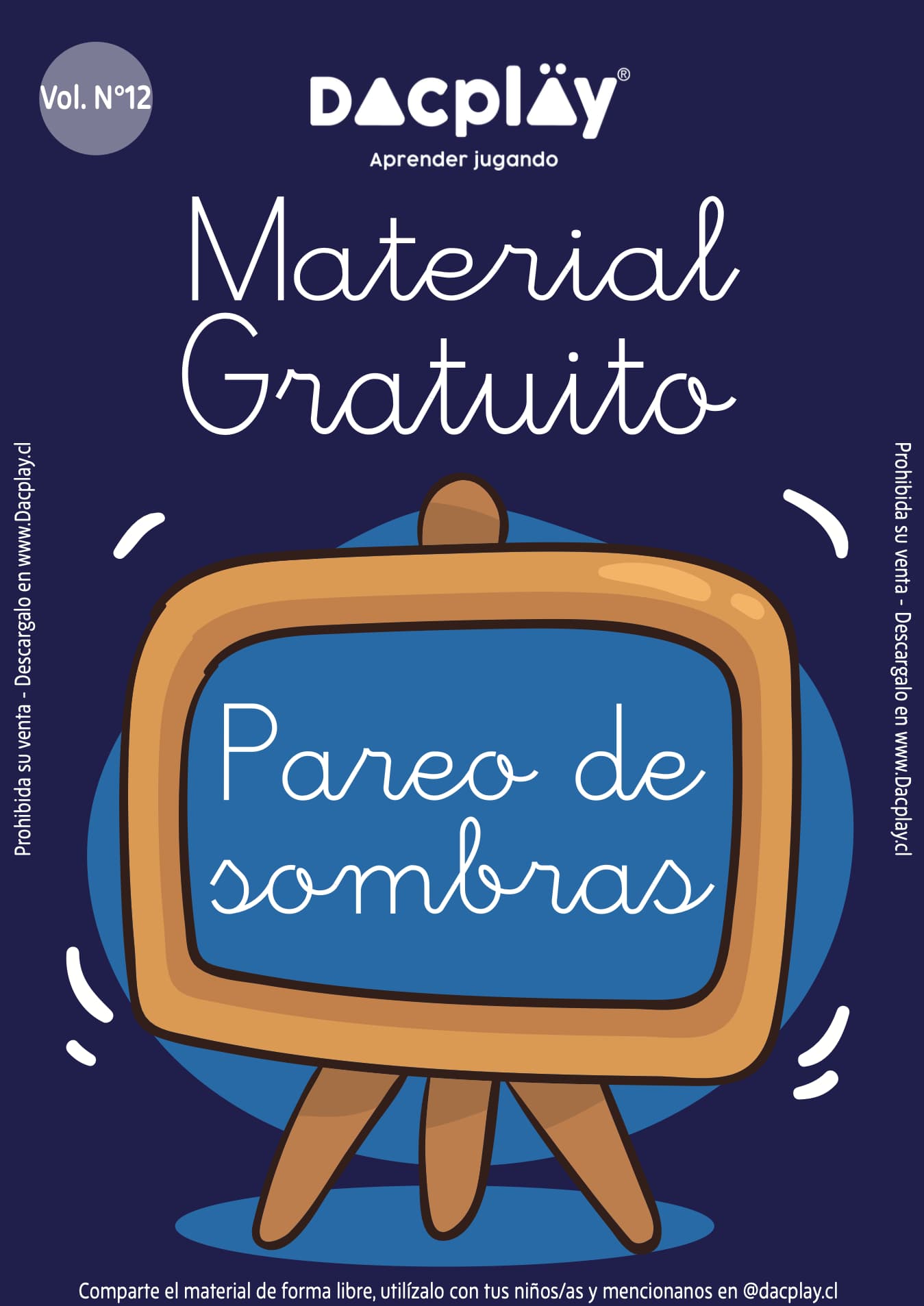 Cuadernillo de actividades - Pareo de Sombras - Vol n° 12