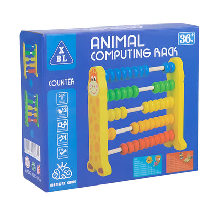 Abaco matemático animales de madera