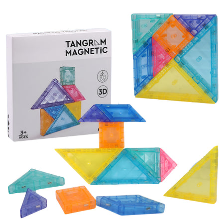 Bloques tangrama magnetico 3D