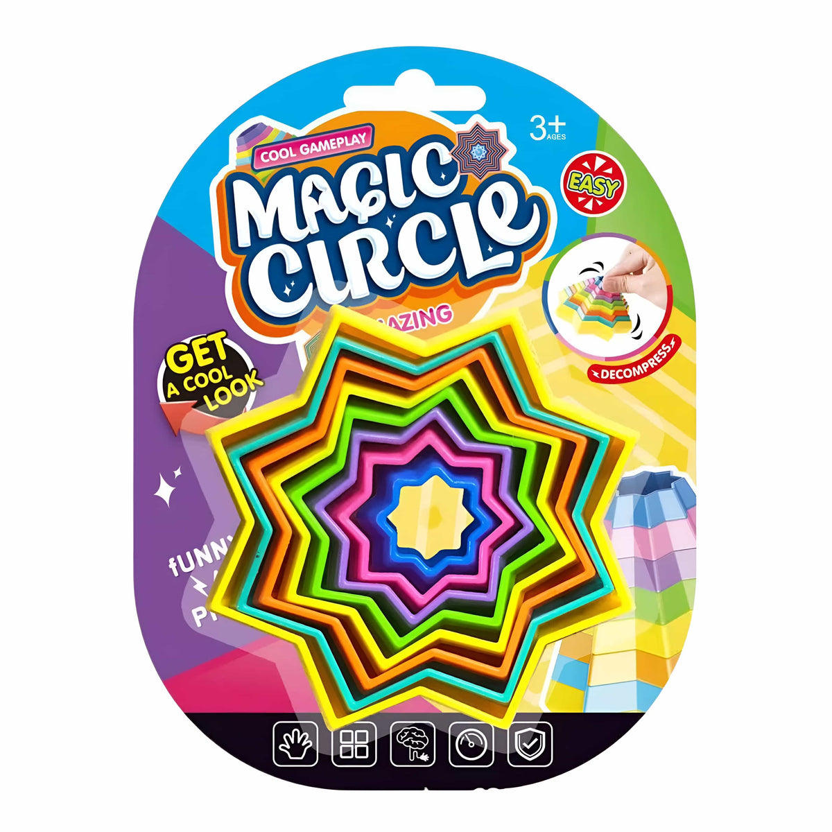 Circulo mágico antiestrés - Estrella