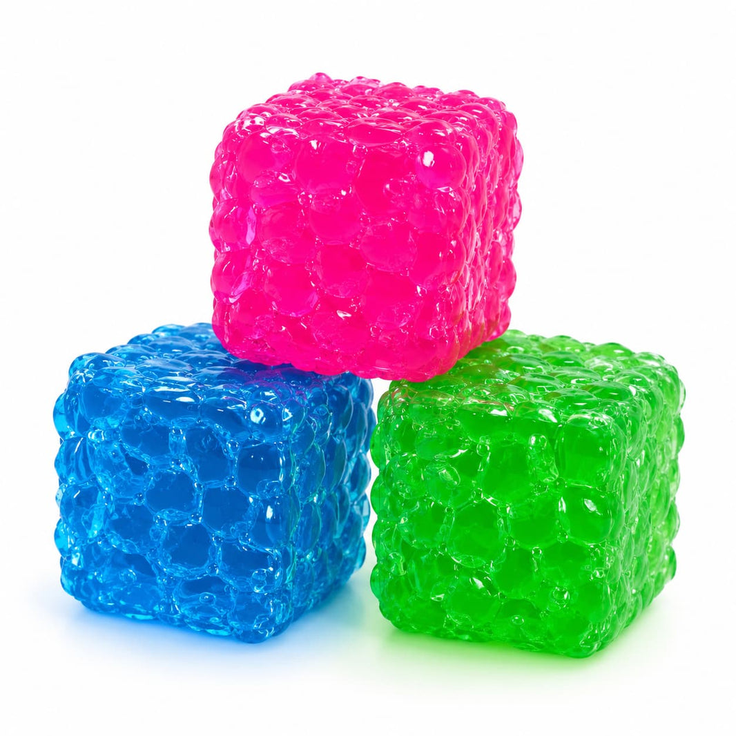 Cubo Gel Sensorial con Texturas