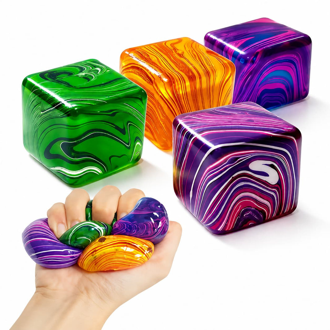 Cubo Squishy Gel Marmoleado