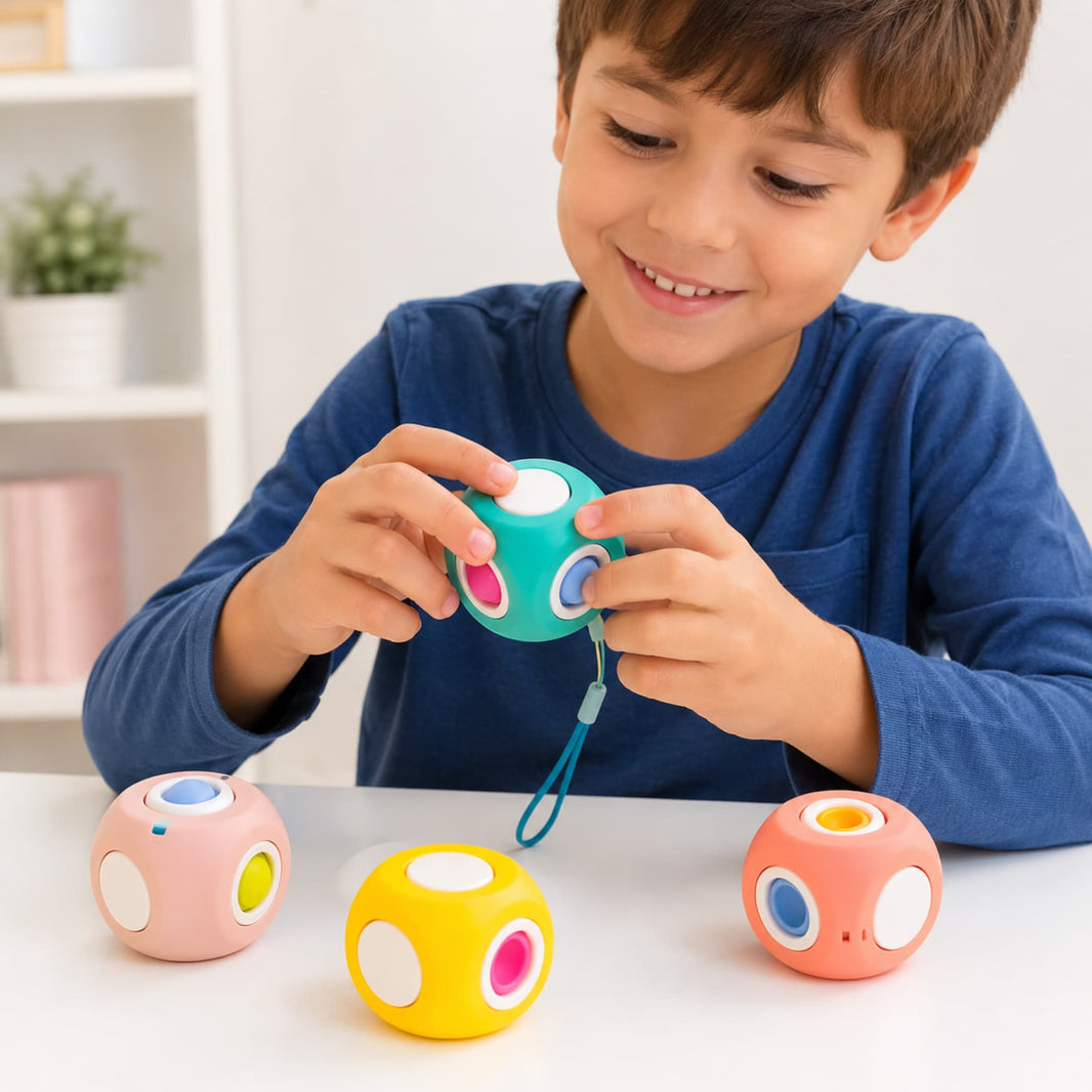 Cubo pop it giratorio antiestrés