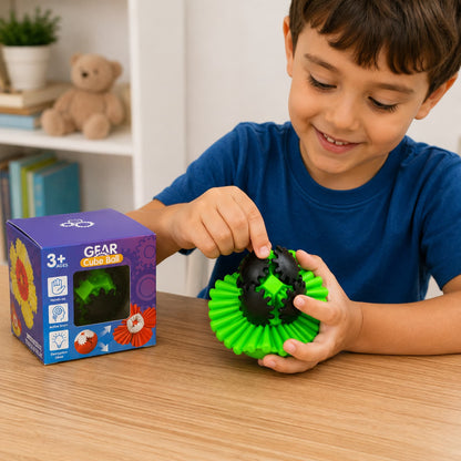 Esfera sensorial mecánica con engranajes Fidget Toy