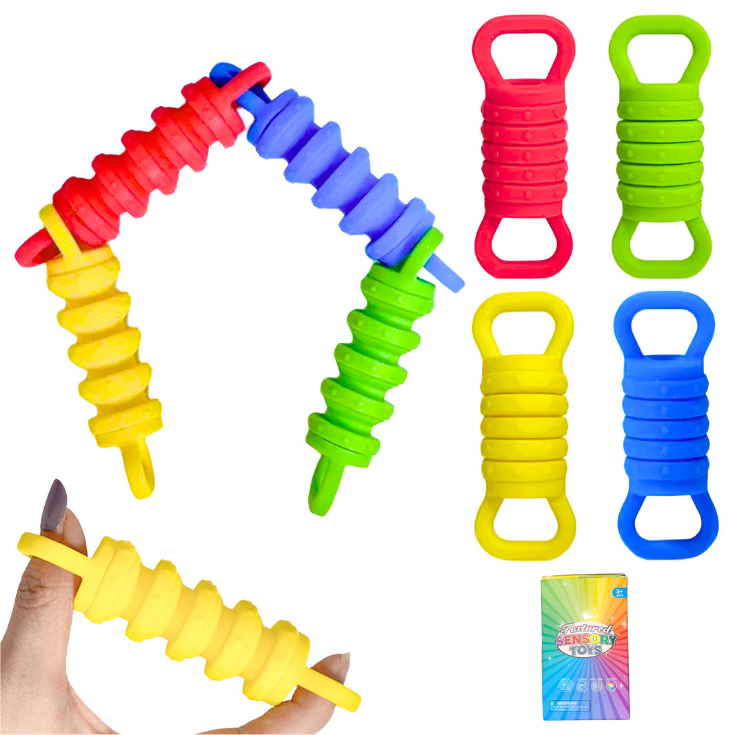 Fidget Pullys Estirables - 4 pcs