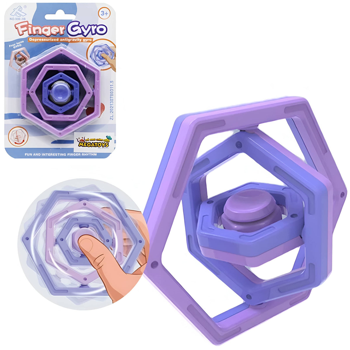Finger gyro - Spinner sensorial