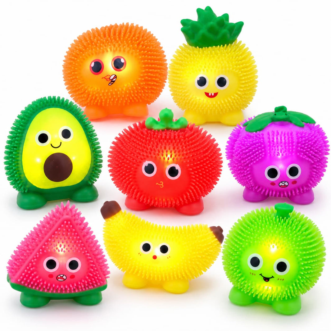 Frutas Sensoriales de Goma con Luz