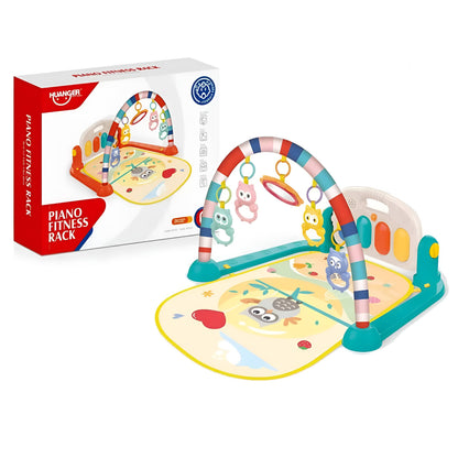 Gimnasio musical de bebé verde