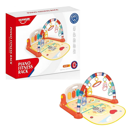 Gimnasio musical de bebé rojo