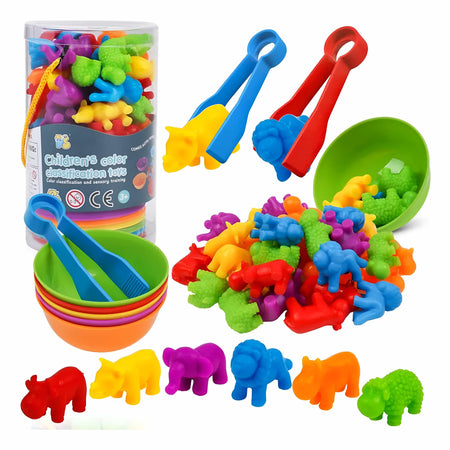 Juego Montessori conteo y clasificación