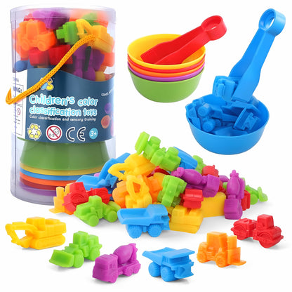 Juego Montessori conteo y clasificación