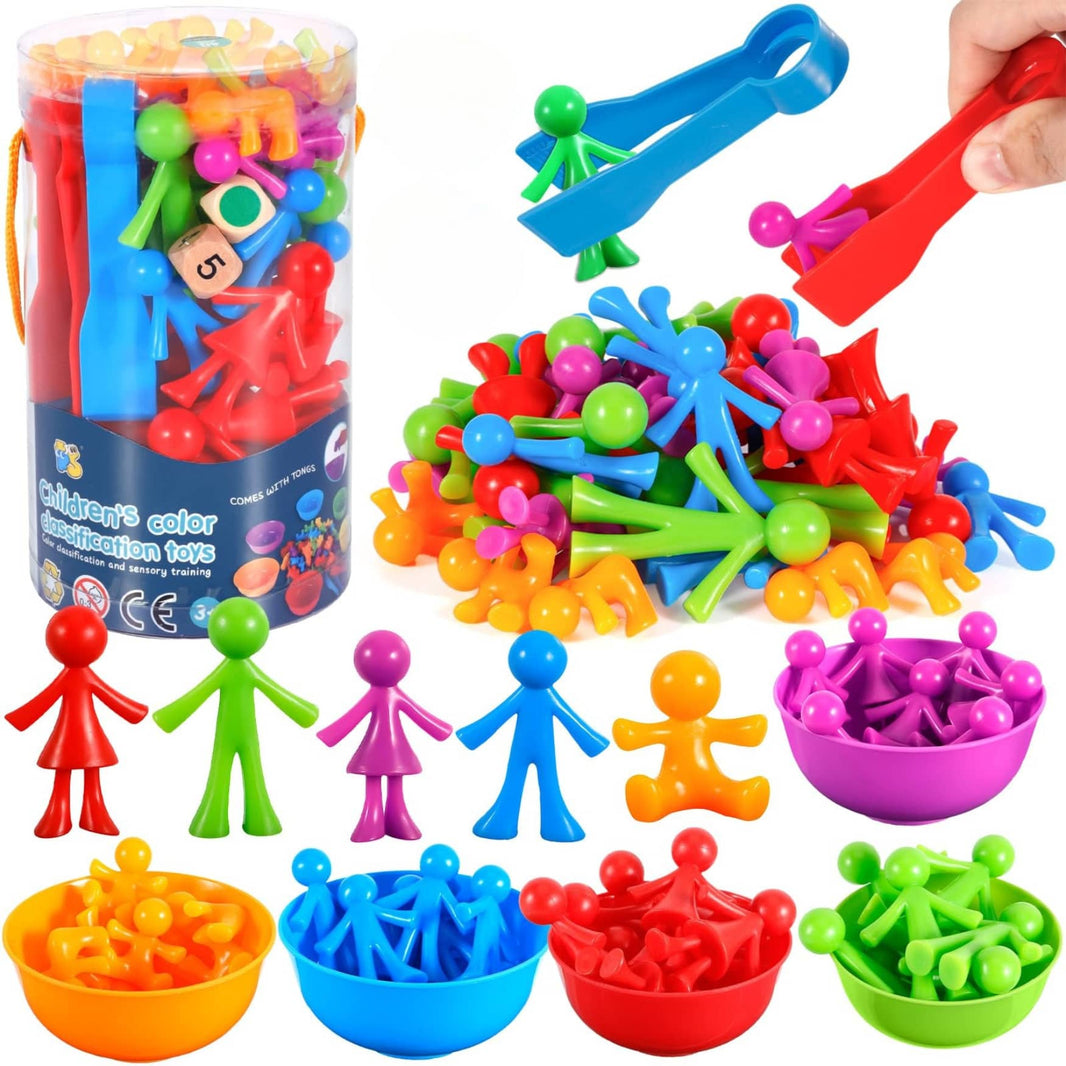 Juego Montessori conteo y clasificación