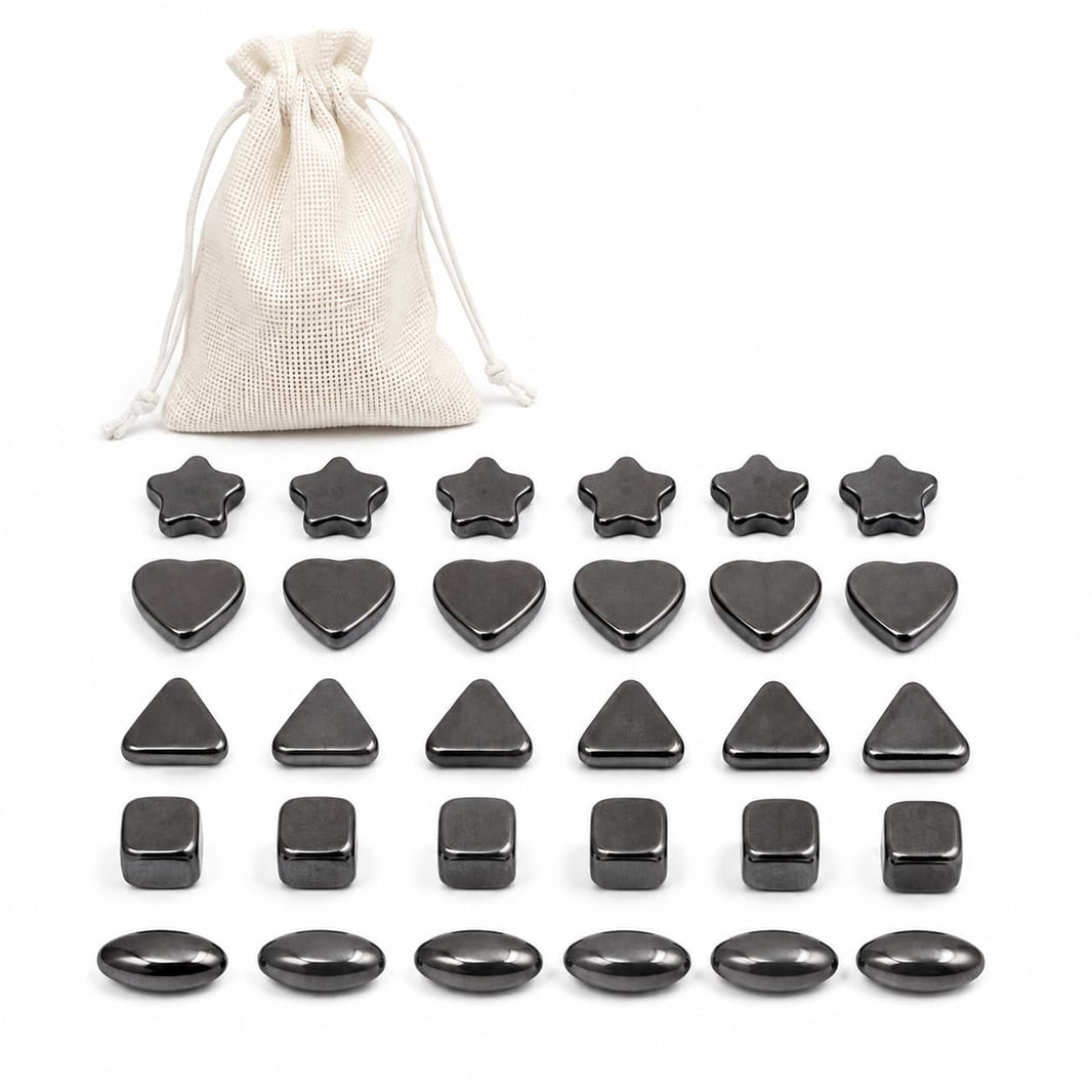 Juego de 30 piedras imantadas