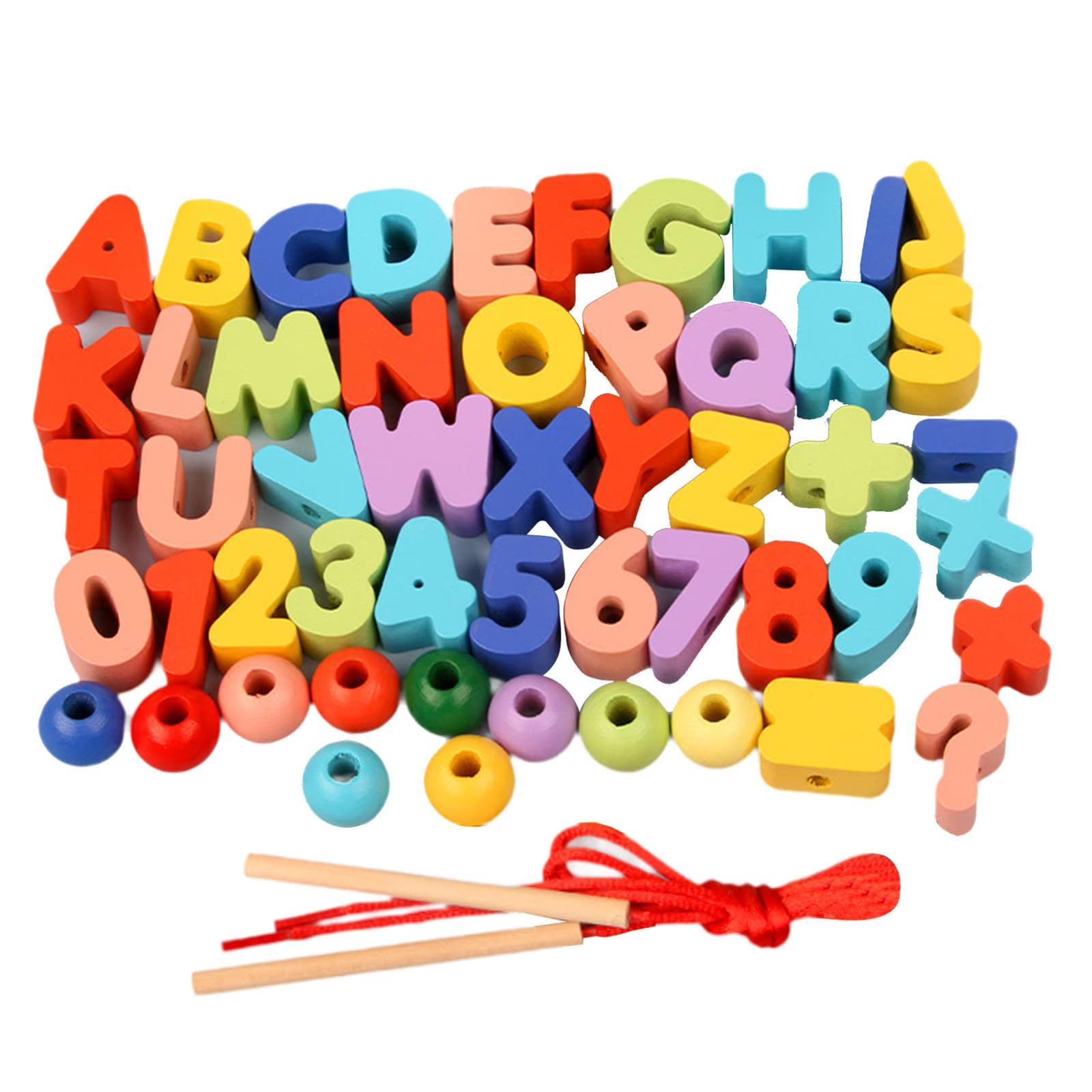 400 Cuentas Acrílicas Con Números Y Letras Doradas Para Pulseras - Kit Manualidades, Cuentas 7mm, Ideal Para Regalos DIY