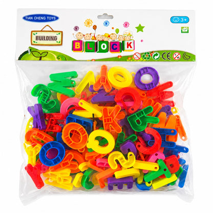 Letras didácticas para enhebrar