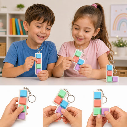 Llavero de Teclas Antiestrés de 4 teclas
