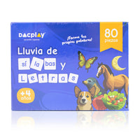 Lluvia de Sílabas y Letras - Juego de Lectoescritura