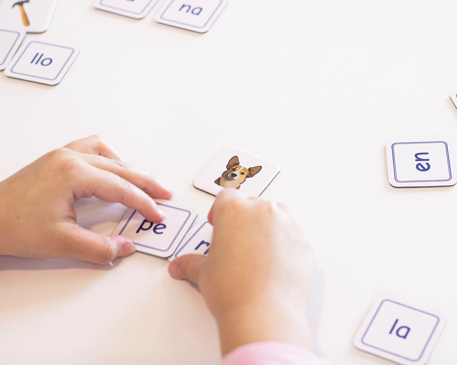Lluvia de Sílabas y Letras - Juego de Lectoescritura