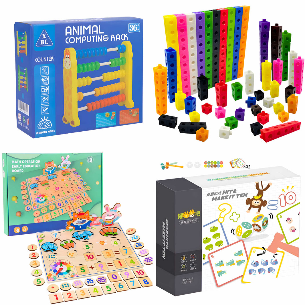 Pack Domina las Matemáticas - Suma y Resta + Cubos Unifix GRATIS