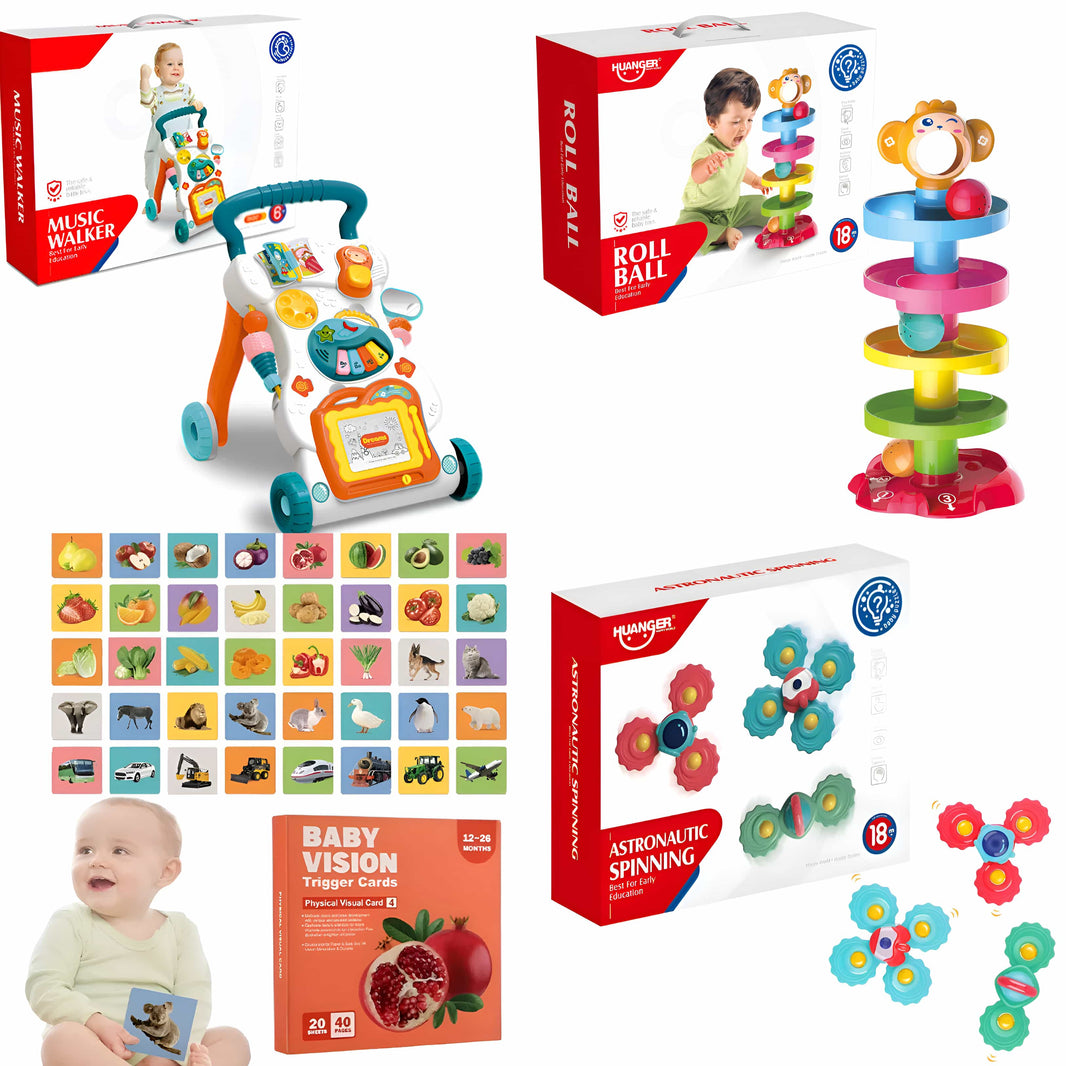 Pack primeros años - 12 a 18 meses + Pop it Spinner GRATIS