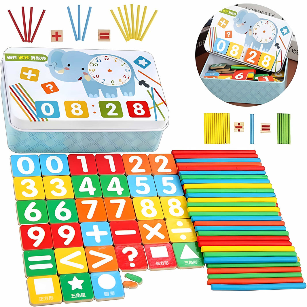 Palitos matemáticos montessori imantado