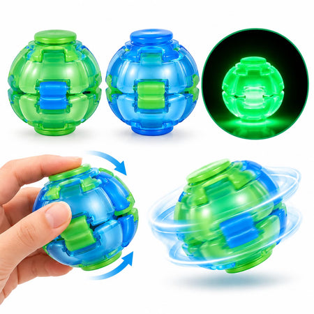 Pelota Antiestrés Spin Rush Luminiscente