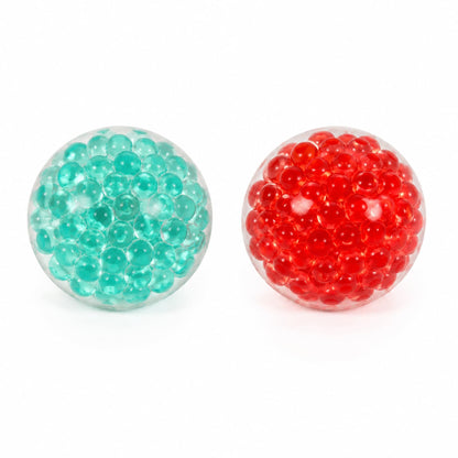 Pelota Sensorial Lisa Transparente con Microesferas