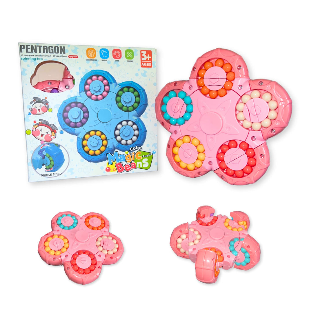 Pentágono Sensorial Rosado - Spinner