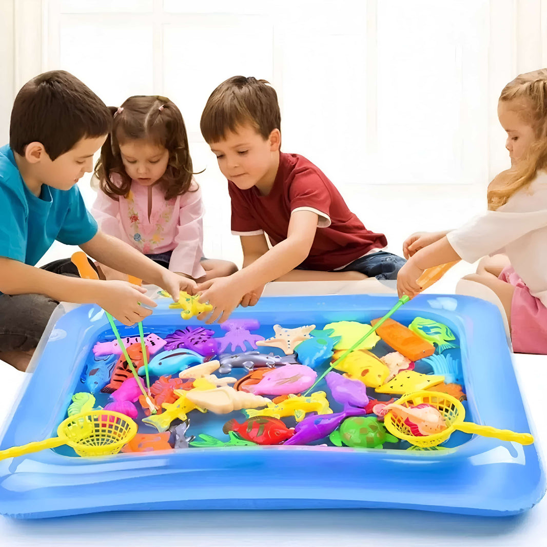 Piscina pesca milagrosa magnética 26 pcs