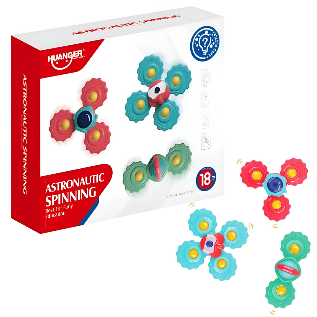 Pop It Spinner con ventosa - Juguete giratorio