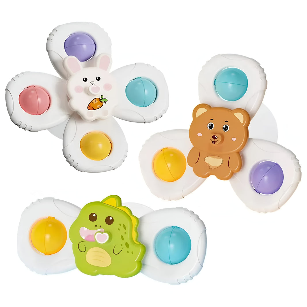 Pop It Spinner con ventosa - Juguete giratorio