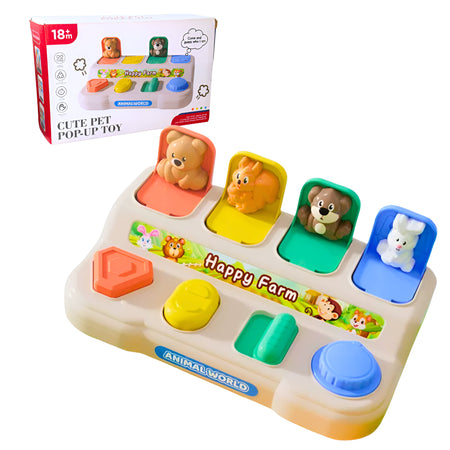 Juguete Didáctico Pop Up Animales