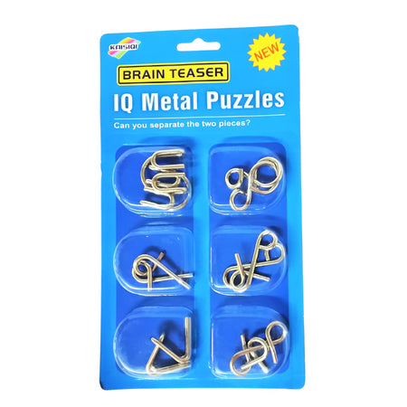 Puzzle de ingenio - Metálico 6 pcs
