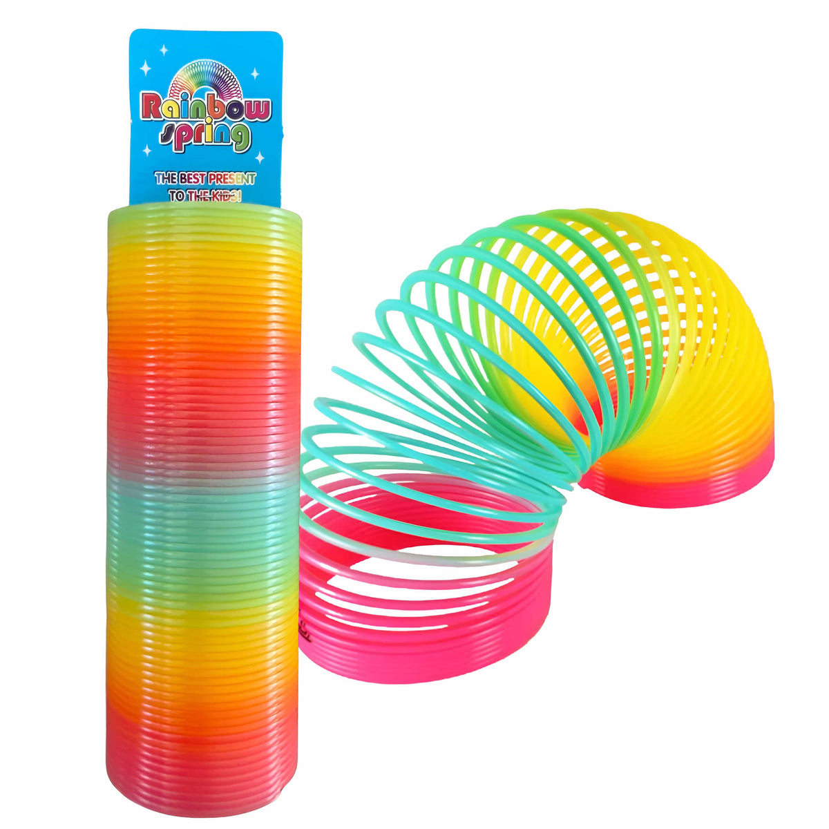 Resorte Arcoíris sensorial 15 cm