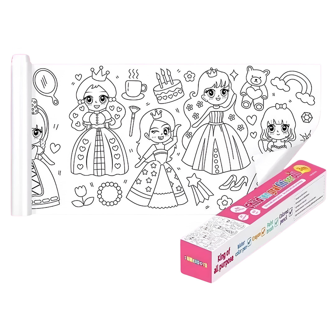 Rollo de papel adhesivo para colorear - Variedades