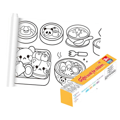 Rollo de papel adhesivo para colorear - Variedades