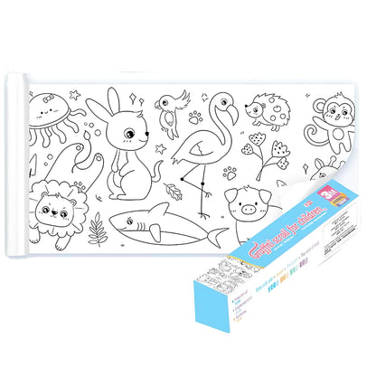 Rollo de papel adhesivo para colorear - Variedades
