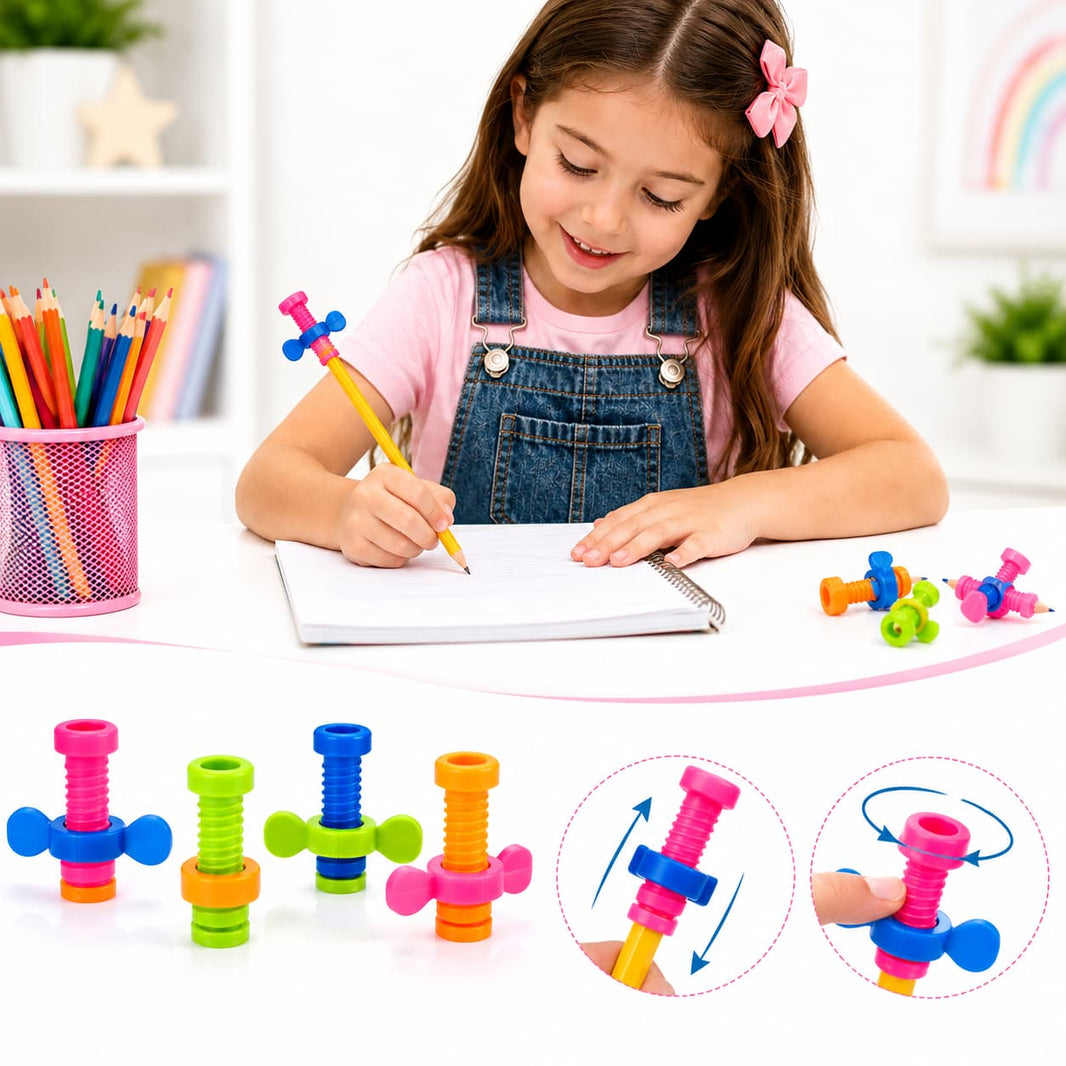 Set de 4 Spinner para Lápiz Antiestrés