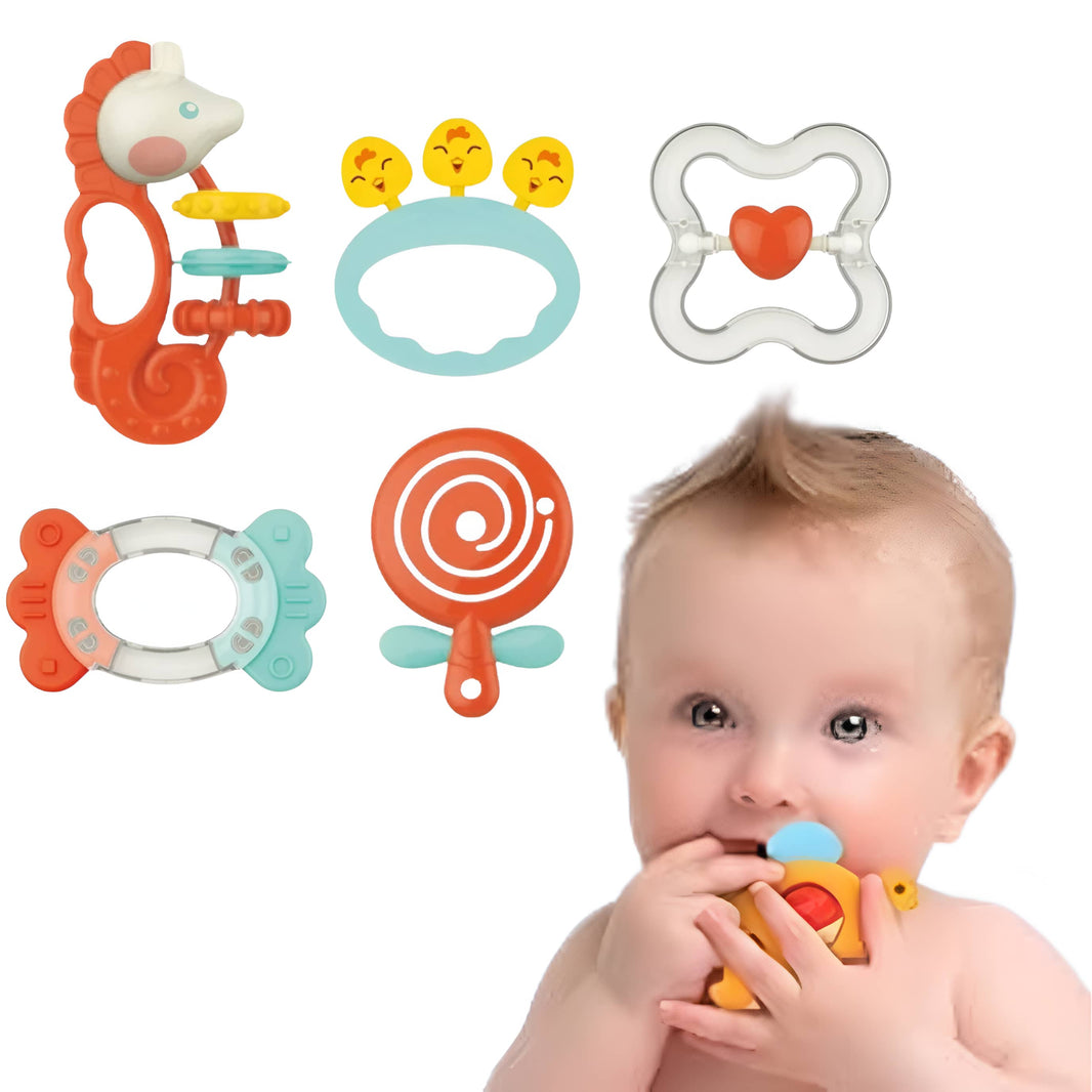 Sonajeros para bebe - 5 pcs