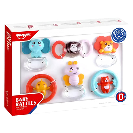 Sonajeros para bebe - 6 pcs