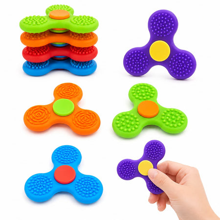 Spinner de Silicona con Textura