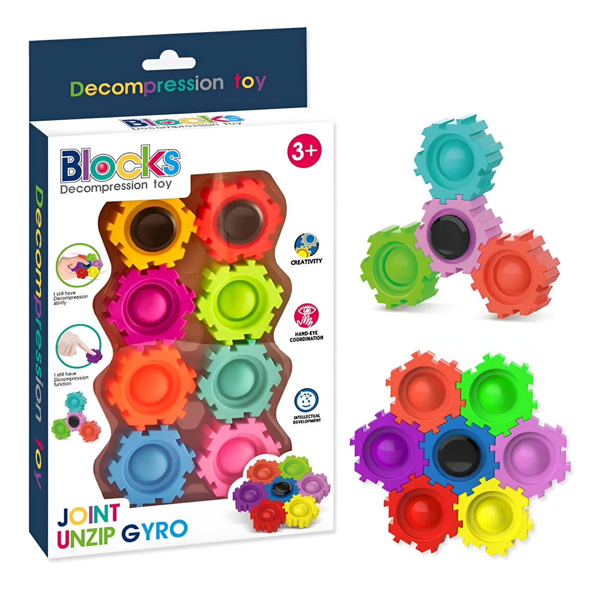 Spinner puzzle de descompresion-Pop It