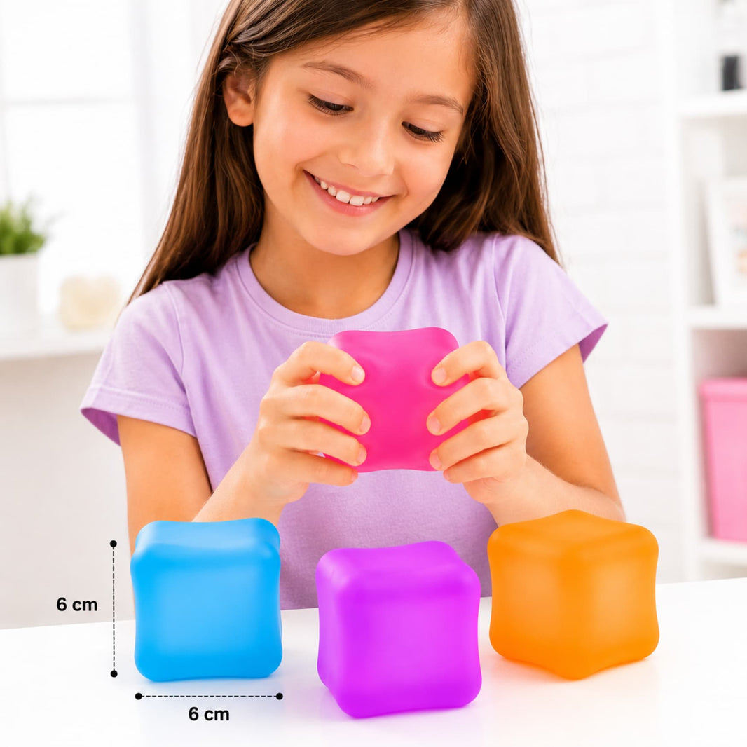 Squishy Antiestrés Fidget Cubo Silicona