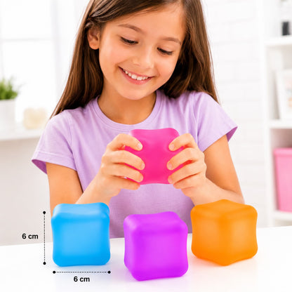 Squishy Antiestrés Fidget Cubo Silicona