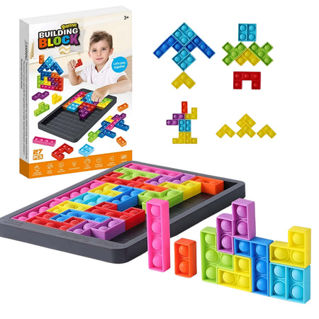 Tetris Puzzle pop it - 27 piezas